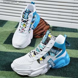 Roller Shoes New Women Men Graffiti Fashion Sneakers Leather Casual Shoes High Top Sports Walking Couple Running Shoes Zapatillas Hombre Q240201