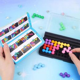 Paintings Intelligence Magic Beads Travel Game For Kids And Adults A Cognitive Skill-Building Brain Montessori Toys