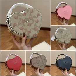 C0ah tabby pillow soft cloud Love heart Shoulder bag Designer Crossbody Bag Black Grey Cream Pink Cross body Soft Bag Mini tabby pillow 18cm women's purse