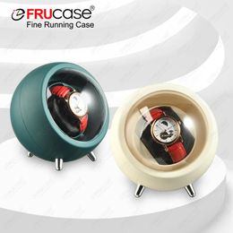 FRUCASE ABS Watch Winder for Automatic Watches Watch Box Automatic Winder Use USB Cable with Battery Option 240118