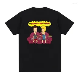 Men's T Shirts Beavis Butthead Work Funny Black T-shirt Cotton Men Shirt TEE TSHIRT Womens Tops