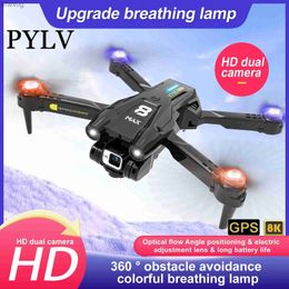 Drones PYLV YT163 electrically controlled aerial photography drone optical flow remote control aircraft obstacle avoidance drone YQ240201