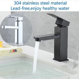 Bathroom Sink Faucets Basin Faucet Deck Mounted Cold Water Mixer Taps Matte Black Lavatory Toilet Tap