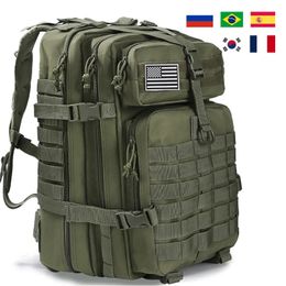 Military Tactical Backpack Men 50L /25L Waterproof Large Capacity Bags Assault Pack For Camping Hunting Trekking Men Rucksacks 240124
