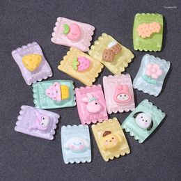 Craft Tools 10/30/50 Pcs Mix Cartoon Candy Resin Patch DIY Scrapbook Cabochons For Bows Phone Shell Decor Food Toys Materials