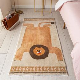 Carpets Lamb Velvet Rug Creative Animal Living Room Tiger Design Coffee Table Mat Bedroom Bedside Carpet Decor POD