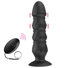 12 Speeds Anal Dildo Vibrator Male Prostate Massager Strong Sucker Woman Vagina G Spot Stimulator Adult Sex Toys Wireless Remote 240129