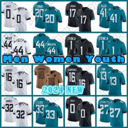 Trevor Lawrence Travon Walker Football Jerseys Travis Etienne Josh Allen Jacksonvilles Jaguarss Ridley K'Lavon Chaisson Evan Engram Devin Lloyd Tyson Campbell e1