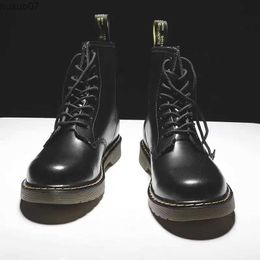Boots Black Martin Boots Couple Womens Boots Fashion Motorcycle Riding Boots Outdoor Work Clothes 1460 Winter Cotton Shoes