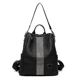 Designer-Brand Fashion Women Backpack High Quality Youth Leather Backpacks for Teenage Girls Female School Shoulder Bag Bagpack mo316g