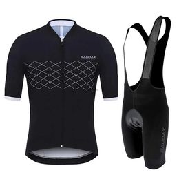Men's Tracksuits2024 Summer Cycling Jersey Set BreathabClothing Mountain Bike Wear Clothes Maillot Ropa Ciclismo HombreH2421
