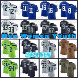 FAN DK Metcalf Jamal Adams Football Jersey Tyler Lockett Quandre Diggs Seattles Geno Smith Seahawkes Devon Witherspoon Jaxon Smith-Njigba Kenneth Walker III Love e1