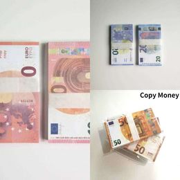 Copy Money Prop Euro Dollar 10 20 50 100 200 500 Party Supplies Fake Movie Money Billets Play Collection Gifts Home Decoration Game Token Faux Billet high qualitySH9J