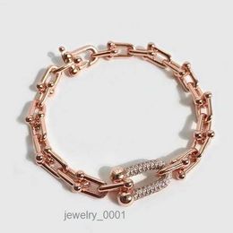 U Shape Charm Bracelet Luxury Bracelets Designer For Women Mens Jewelry Rise Gold Silver Diamond Mossanite Woman Holiday Party Love Gift Wholesale Z83Z