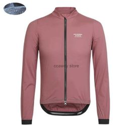 Männer T-Shirts PNS Radfahren Tragen Uniform Wetter Shirt Lange Seve Wasserdichte Top Jacke Regen Proof Outdoor Sport Bike MTBH2421