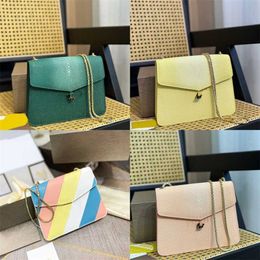 Sell Snake Chian Designer Bag Women Leather Purse Handbag Pearl Fish Skin Crossbody Shoulder Bags Classic Flap Evening Bags Fashion Purse Wallet 230815