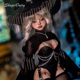 Dolls ShugaFairy Satani Lilith 1/4 Bjd Doll Halloween Witch Demon Style Darker Party High Quality Ball Jointed Dolls Toys