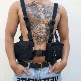 Waist Bags Unisex Fashion Rig Chest Pockets Hip Hop Street Function Tactical Bag Adjustable Shoulder Skill And Package