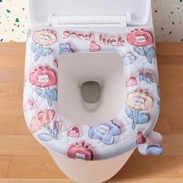 Toilet Seat Covers Cartoon Pad Eva Thickened Soft Durable Waterproof Bathroom Cushion Decoration Accessories