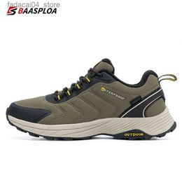 Roller Shoes Baasploa New Hiking Shoes for Men Non-Slip Sneakers Lightweight Outdoor Sneaker Waterproof Male Walking Shoes Comforty 2022 Q240201