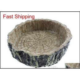 Reptile Supplies Reptile Supplies Water Dish Food Bowl Resin Rock Worm Feeder For Leopard Gecko Lizard Spi Qylzhj Dhseller2010 Drop De Dhsrw