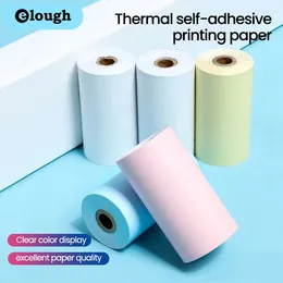 Mini Printer Thermal Paper Colorful Adhesive Self-adhesive Rolls Label Sticker For Picture Po Portable 57mm