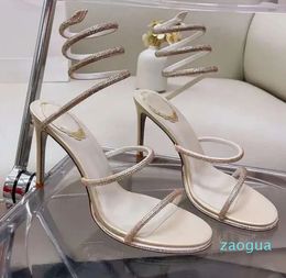 2024 Head Dress Evening Women's High Heels Designer women shoes heels