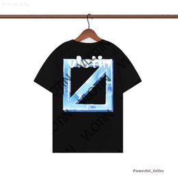 Off White shirt 2023 New Fashion Luxury Off Clothing Mens Tee Shirt and Women Loose Tees Tops Man Casual Street Graffiti Shirt Sweatshirt Men's T-shirts Off White 5767