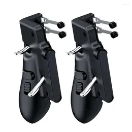 Game Controllers H11 6 Finger Mobie Controller Compatible For Pubg Gamepad Tablet Trigger Handle Portable Grip Handles Left And Right Hand