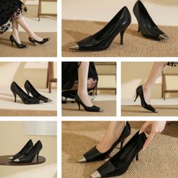 Sexy sandals embellished patent-leather slingback high heels black and gold heeled pointed-toe sling back strap shoes