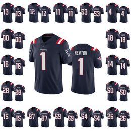 New England''Patriots''Men #11 Julian Edelman 4 Jarrett Stidham 1 Cam Newton 12 Tom Brady Custom Women Youth Football Jersey