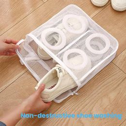 Laundry Bags Mesh Bag Polyester Wash Coarse Net Basket For Washing Machines Bra Shoe