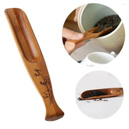 Spoons Tea Scoops Wooden Fishtail Shaped Exquisite TeaScoops Teaware Accessories For Home Teahouse Office