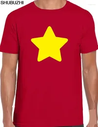 Men's T Shirts Steven Universe Yellow Star T-Shirt Kids Gift Cartoon Funny Space Gem CookieCat Cotton Brand Sbz1070