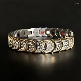 Link Bracelets Romantic 12mm Dragon Scales Chain For Women Fashion Stainless Steel Wedding Jewellery Punk Accessories