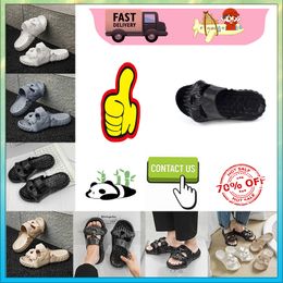 Designer Casual Platform Skeleton Head Funny One word Drag slippers summer sliders men women rainbow slides sandals sandals thick cushion slipper cloud slide