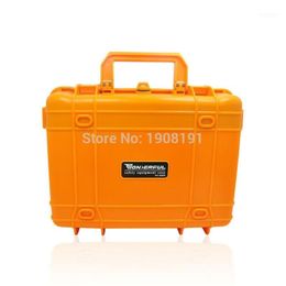 Whole- Waterproof Hard Case with foam for Camera Video Equipment Carrying Case Black Orange ABS Plastic Sealed Safety Portable265S