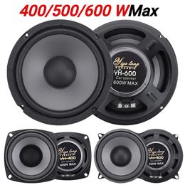 456Inch Car Sers 400500600W HiFi Coaxial Subwoofer Full Range Frequency Audio for Automotive Ser 240126
