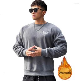 Men's Hoodies Men Hoodie Bodybuilding Sweat Shirt High Quality Warmth Brand Sports Clothing Autumn Winter Pullover Gyms