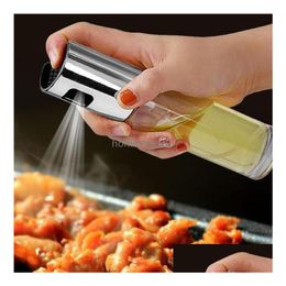 Herb & Spice Tools Spray Bottle Oil Sprayer Oiler Pot Bbq Barbecue Cooking Tool Can Cookware Kitchen Abs Olive Pump Aa Drop Delivery H Dhojc