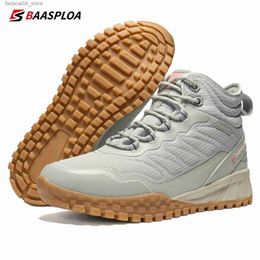 Roller Shoes 2023 New Baasploa Womens Cotton Shoes Winter Waterproof Non-Slip Comfortable Warm Plush New Women's Outdoor Cotton Boots Q240201