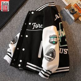 Autumn Winter Baseball Green Jacket Coat Kids Fashion Clothes For Teens Girls Boys Cardigan 4 To 12 Children Outwear Bomber 240127