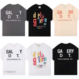 Mens T-shirts Depts Designer Summer Shirt Alphabet Printed Star Same Round Neck Short Sleeve T-shirt for Men and Women G2 QUS1