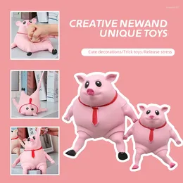 Decorative Figurines Cute Pink Pig Antistress Toy Piggy Squeeze T 1000 Stress Relief Animals Gift For Kids Adults