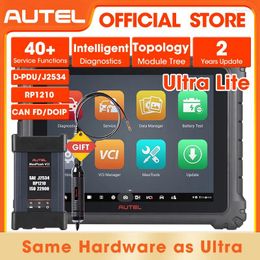 Autel Ultra Lite Car Intelligent Diagnostic Tools Advanced VCMI ECU Programming Coding Scanner 40 Services PK MS909 Elite2