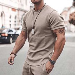 Designer men's clothing 2024 mens tracksuits summer short sleeved shorts set sports leisure mens clothing tracksuit jogging suits men's sets track suit joggersQO57