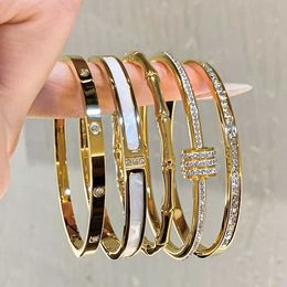 Original 1to1 C-arter Bracelet 18k gold Electroplated 18K Full Sky Star Small Waist Womens High end Sensory Plain Ring Jewelry Light LuxuryBTUL