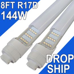 8Ft Led Shop Lights Fixture ,8 Feet 144W 8' Garage Lights 96'' T8 Integrated LED Tube , Linkable Led Bulbs Garage Warehouse, Plug and Play High Output Surface Moun usastock