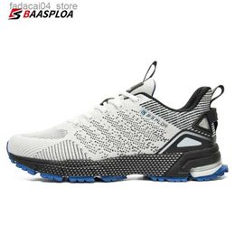 Roller Shoes Baasploa Men Running Shoes Professional Non-Slip Running Shoe sneakers Men 2023 Outdoor Mesh Surface Breathable Basketball Shoes Q240201