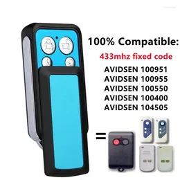 Remote Controlers AVIDSEN 104505 100400 Garage Gate Door Control Handheld Transmitter KeyFob To Clone 433.92MHZ